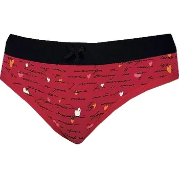 Dámské spodní prádlo Dámské kalhoty ANDRIE PS2908 červené vel.L