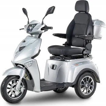 Invalidní vozík Invalidní skútr pro jednu osobu Bili Bike 3-kolový stříbrný