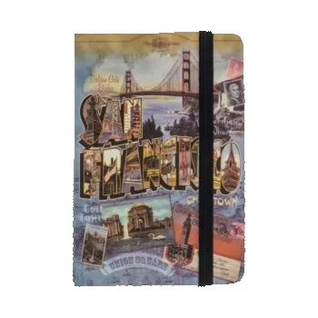 Zápisník TSI Zápisník San Francisco, 192 stran, 93 x 140 mm