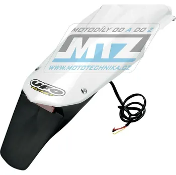 Blatník zadní včetně světla Husqvarna CR125+CR250 + WR125+WR250+WR300 / 05-13 + TE250+450+510 / 05-07 - barva bílá HUSQVARNA TE 510 2005-2007