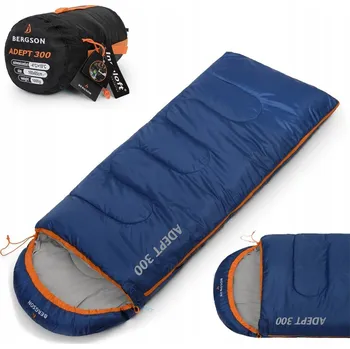 Spacák TEPLÝ DĚTSKÝ SPACÁK BERGSON ADEPT 300 - 175x65cm do -4°C