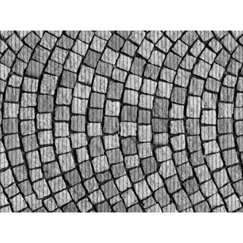 Koupelnová předložka Koupelnová předložka Koberec Protiskluzový Dlažební kostky 180x65 cm