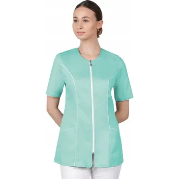 Dámská halenka Dámská pracovní zástěra na zip VÍCEÚČELOVÁ lékařská halenka 173J vel. 44