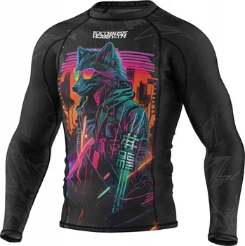 Pánské tričko Pánské sportovní tričko CYBER ANIMALS XL BLACK WOL EXTREME HOBBY