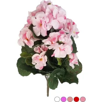 umělá květina Maják Pelargonie 30cm X7 trs