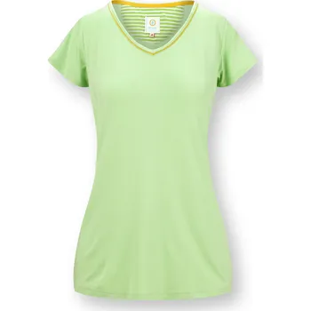 Dámské tričko PIP Studio Toy top krátký rukáv Solid jasná zelená Velikost: L
