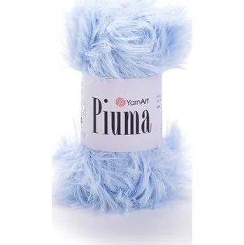 Galanterie YarnArt Příze Piuma 4408 světle modrá