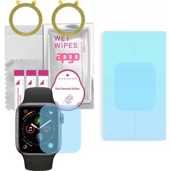 2x Hydrogelová ochranná Fólie apgo HD HQ FLEX pro Apple Watch 4 (40mm)