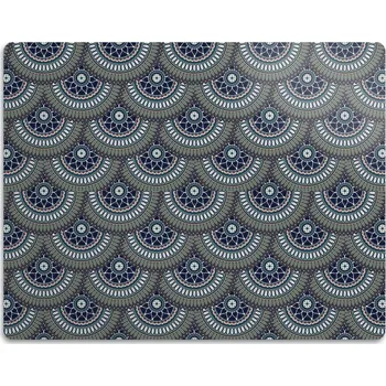 Miska pro psa Ochranná podložka pod misku pro zvířata Vzor 60x40cm