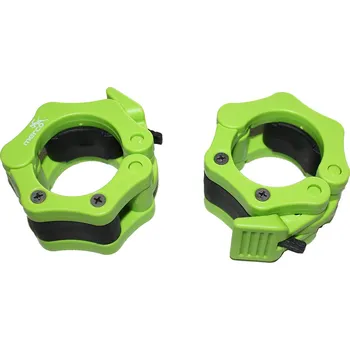 Objímka pro činku Merc sport Rychlouzávěr na osu činky Merco zelený