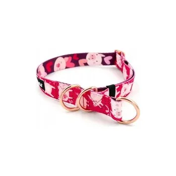 Obojek pro psa Polostahovací obojek Zamilovaná Sviňka Psiakrew S/M