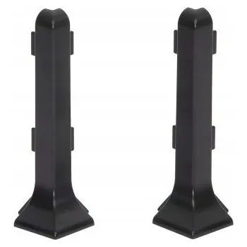 Podlahová lišta Vnější roh Cezar hliníkový 12 x 59, délka 2 cm, šedý