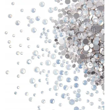 Opálové Zirkony na nehty Nails Company 1440 kusů bílé