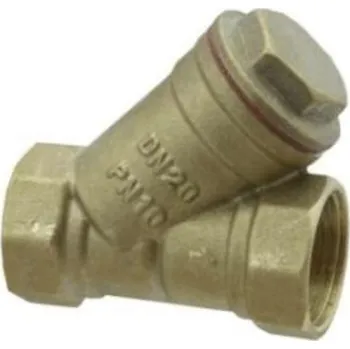 Filtrace vody Mosazný sítkový filtr 3/4 GOSHE s usazovacím kalichem