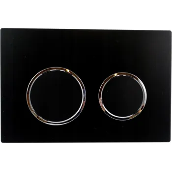 Splachovací tlačítko Splachovací tlačítko WC CaroCaro Tlačítko Bella Pro Rám Geberit Omega černé