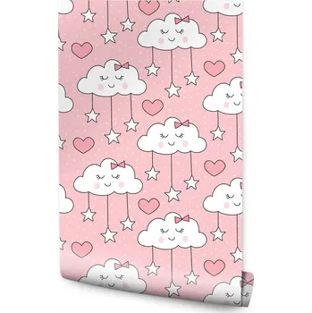 Fototapeta Tapeta pro děti - Spící obláčky /167222605