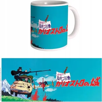 Keramický hrnek 300 ml Studio Ghibli (Cesta do fantazie, Můj soused Totoro, Princezna Mononoke, Zámek v oblacích, Nausicaa z Údolí větrů, Kiki's Delivery Service)