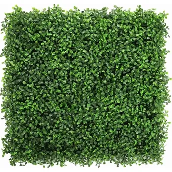 Příslušenství pro plot ZIMOSTRÁZ zelený, dílec 50 x 50 cm (Umělý živý plot Buxus green, dílec 50 x 50 cm)