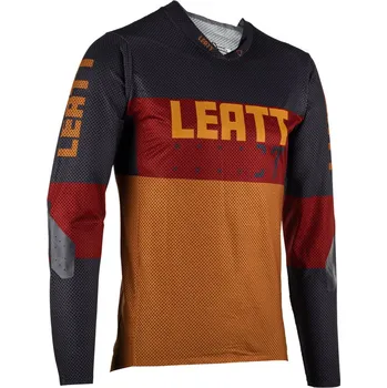 Elektrokoloběžka LEATT BIKE JERSEY MTB GRAVITY 4.0 SEMIŠOVÁ BARVA REZ/ČERNÁ/MAROON VELIKOST S