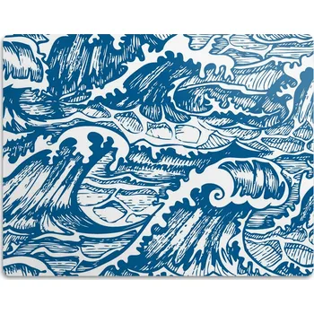 Miska pro psa Podložka pod misku Bluedecor modrá 0 l