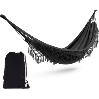 Houpací síť di volio Brazilská houpací síť BARI – Černá