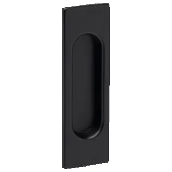 Nábytkové kování Úchyt, obdélníkový úchyt pro posuvné dveře 4053 černý 153 Tupai