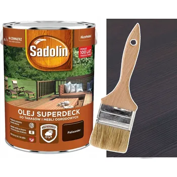 Olej na dřevo Sadolin Superdeck olej 10L PALISANDR 95 na terasy