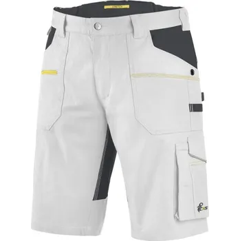 pracovní kraťasy CXS Kraťasy STRETCH, pánské, bílo-šedé, vel. 46