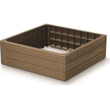 Vyvýšený záhon Vyvýšený záhon BASE WOODY naturo ECO 75,6 cm (Plastový vyvýšený záhon)
