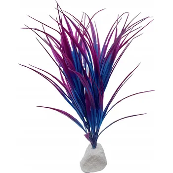 umělá květina XXL ROSTLINA TRÁVA UMĚLÁ DO AKVÁRIA VYSOKÁ 38 Cm