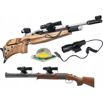 Svítilna Lovecká TAKTICKÁ svítilna na zbraň MAGNETICKÁ s magnetem, nabíjecí