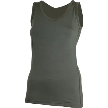 BARA dámské merino tílko - Zelená 6262 / M / Zelená