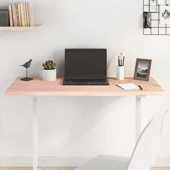 Stolní podložka zahrada-XL Stolní deska 100 x 50 x 2 cm neošetřené masivní dubové dřevo 3156302