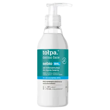 Čistící gel Tołpa Sebio BHL čisticí gel-mikroemulze na obličej, 195 ml