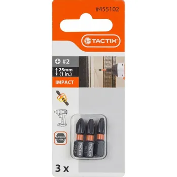 Bit Bit PH 2x25 mm 3 ks TACTIX (455102)