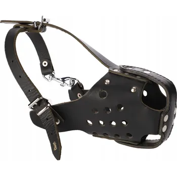 Náhubek pro psa DINGO NÁHUBEK PRO PSA ZESÍLENÝ KOŽENÝ Č. 3