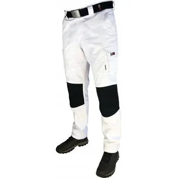 Pracovní obuv PRACOVNÍ KALHOTY DuduWork Bílé s Nákoleníky 60