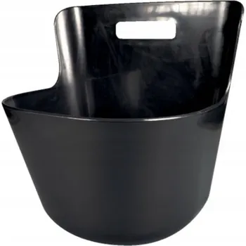 Chov hospodářského zvířete Krmítko Napáječka pro Koně Skot 13l Žlab s rukojetí Černý