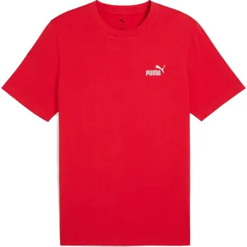 Pánské tričko Pánské Tričko s krátkým rukávem PUMA ESS SMALL NO. 1 LOGO TEE 68253411 – Červená L