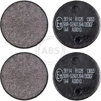 Brzdová destička Sada brzdových destiček, parkovací brzda A.B.S. 36114