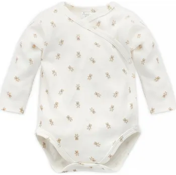 Kojenecké oblečení BODY PINOKIO ZAVINOVACÍ, S MEDVÍDKY, ECRU, LOVELY DAY Velikost: 56