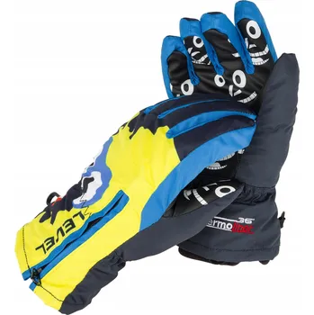 Rukavice Dětské lyžařské rukavice Level Lucky ninja navy III