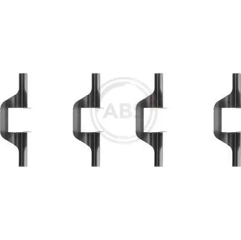 Přislušenství brzdového systému Sada příslušenství, obložení kotoučové brzdy A.B.S. 1263Q