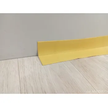 soklová lišta Obvodová podlahová lišta PVC měkčená 19 - žlutá