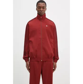 Pánská mikina Mikina adidas Originals Firebird Tracktop, S, burgundské, 83X