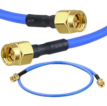 Anténní kabel NanoVNA pigtail SMA male to male SS405 30cm