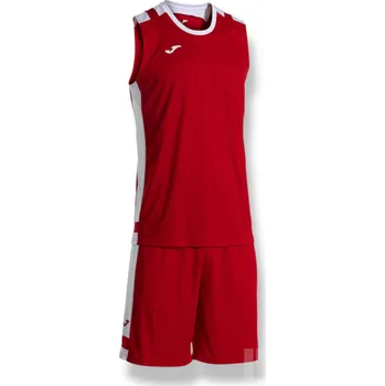 Basketbalový komplet JOMA LIDER, barva červená - bílá, velikost 5XS