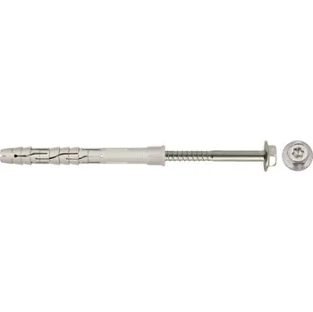 Hmoždinka Hmoždina rámová KPO se šroubem 6HRH a podložkou 10x140 nylonová