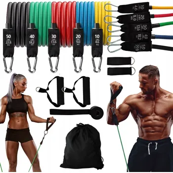 Posilovací guma Moose Sports 4,50-68,00 kg, 5 ks