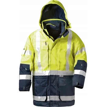pracovní bunda Výstražná pracovní bunda 4v1, zateplená XXL